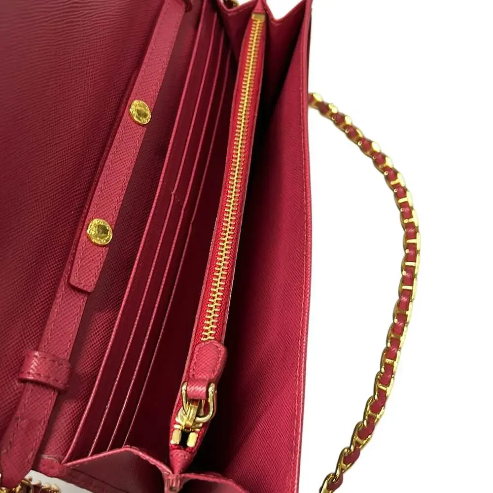 Prada Other Style Wallet Pink Gold